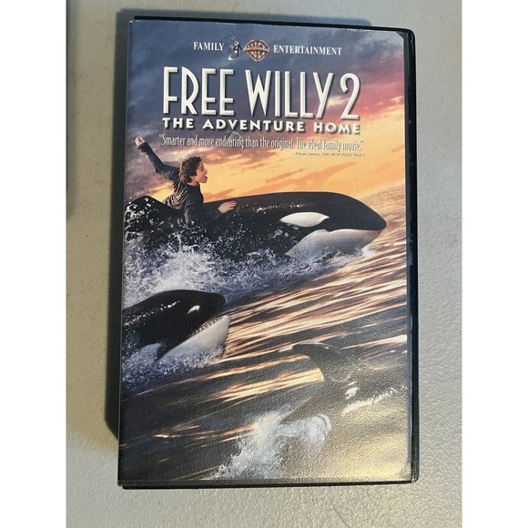 Free Willy 1, 2 & 3 VHS Set Clam shell case. - Picture 6 of 9